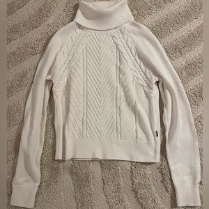 Women’s White Turtle Neck Sweater